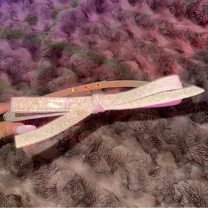 bebe Vintage Cream Belt Elegant Design Accessories